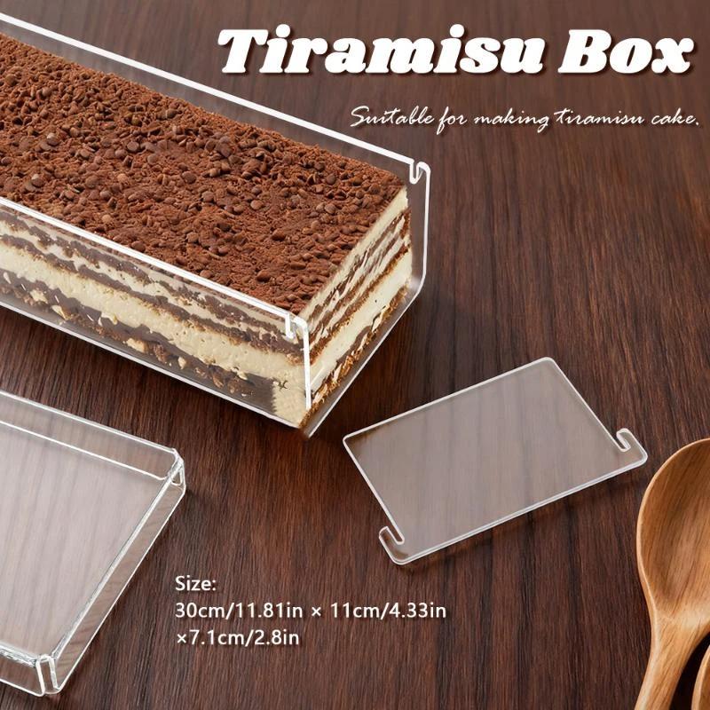 Kitchen Baking Containers - Conteneur rectangulaire robuste en acrylique pour