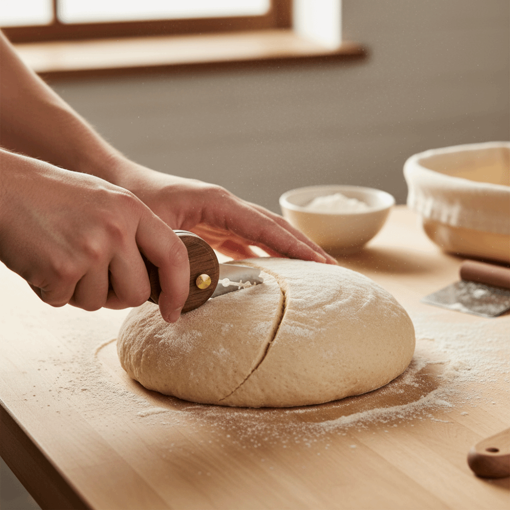 Bread Lame Scoring - Couteau à pain pliable avec manche