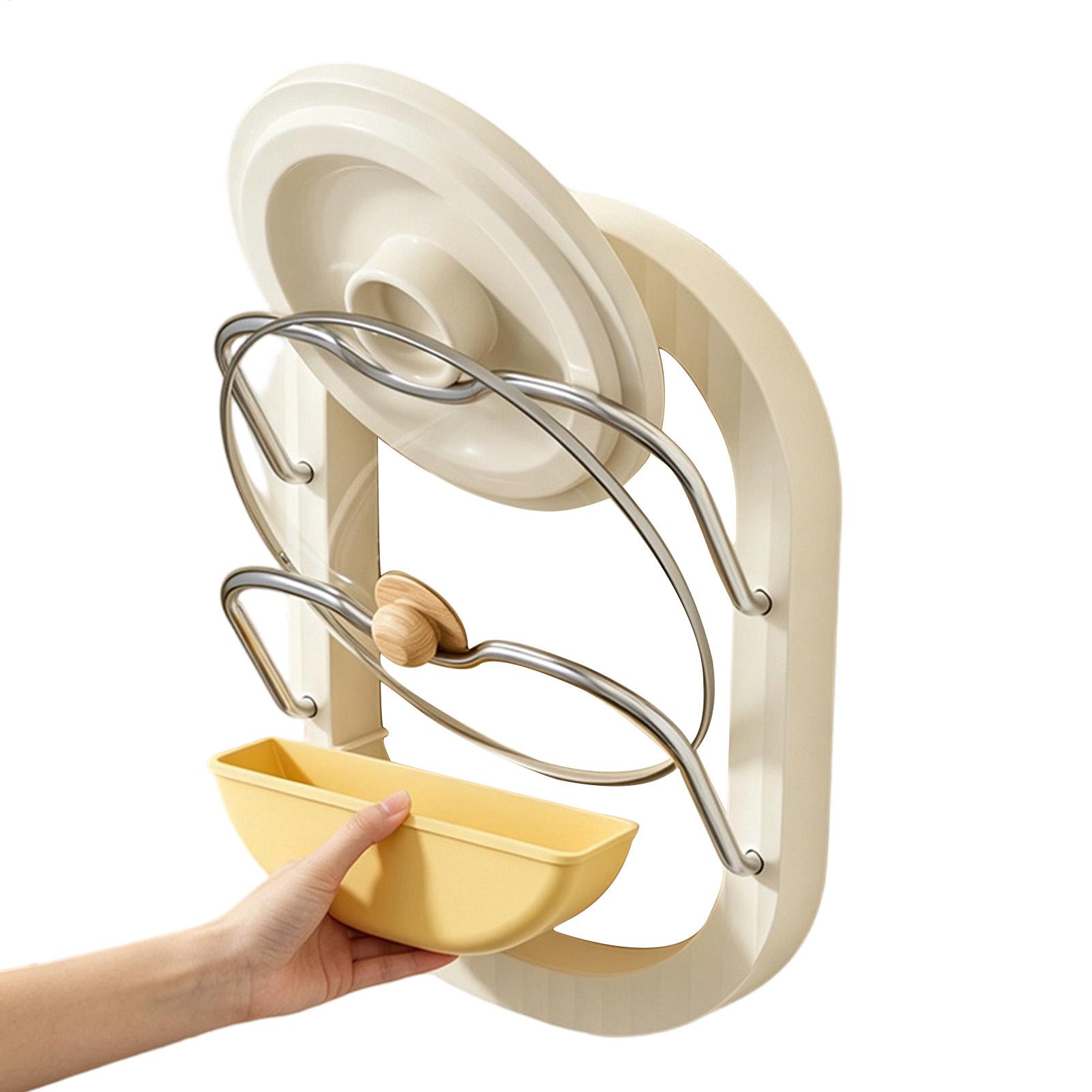Kitchen Baking Pantry - Support mural 2 niveaux pour couvercles