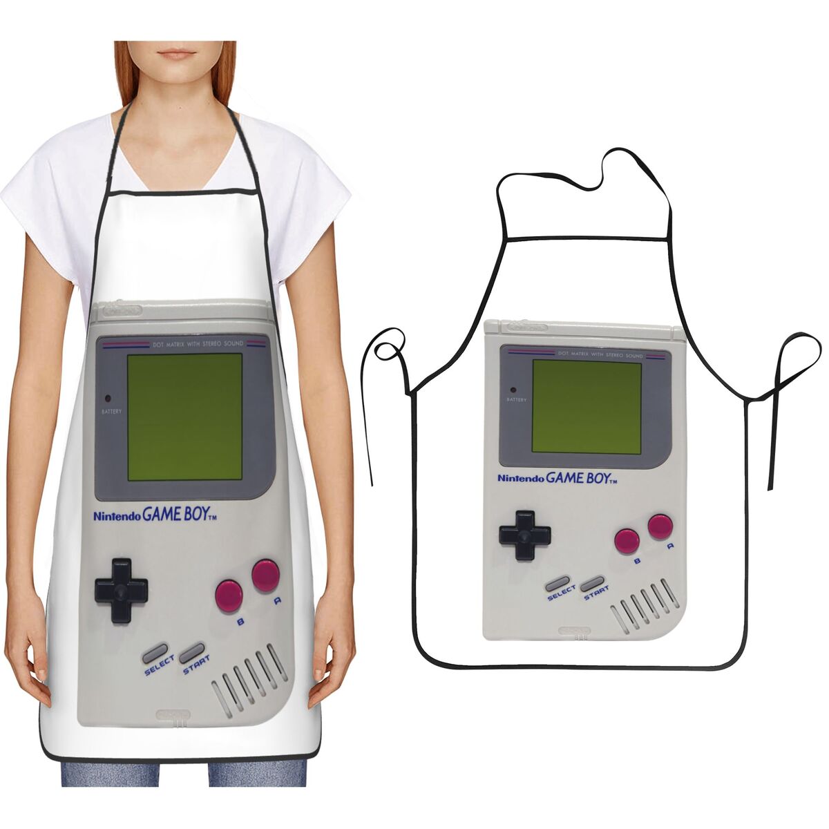 Kitchen Baking Game - Tablier de cuisine Nintendo Game Boy