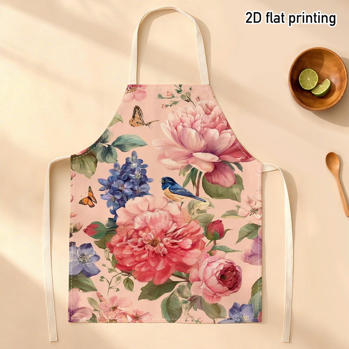 Kitchen Baking Area Ideas - 1 tablier en lin à motifs