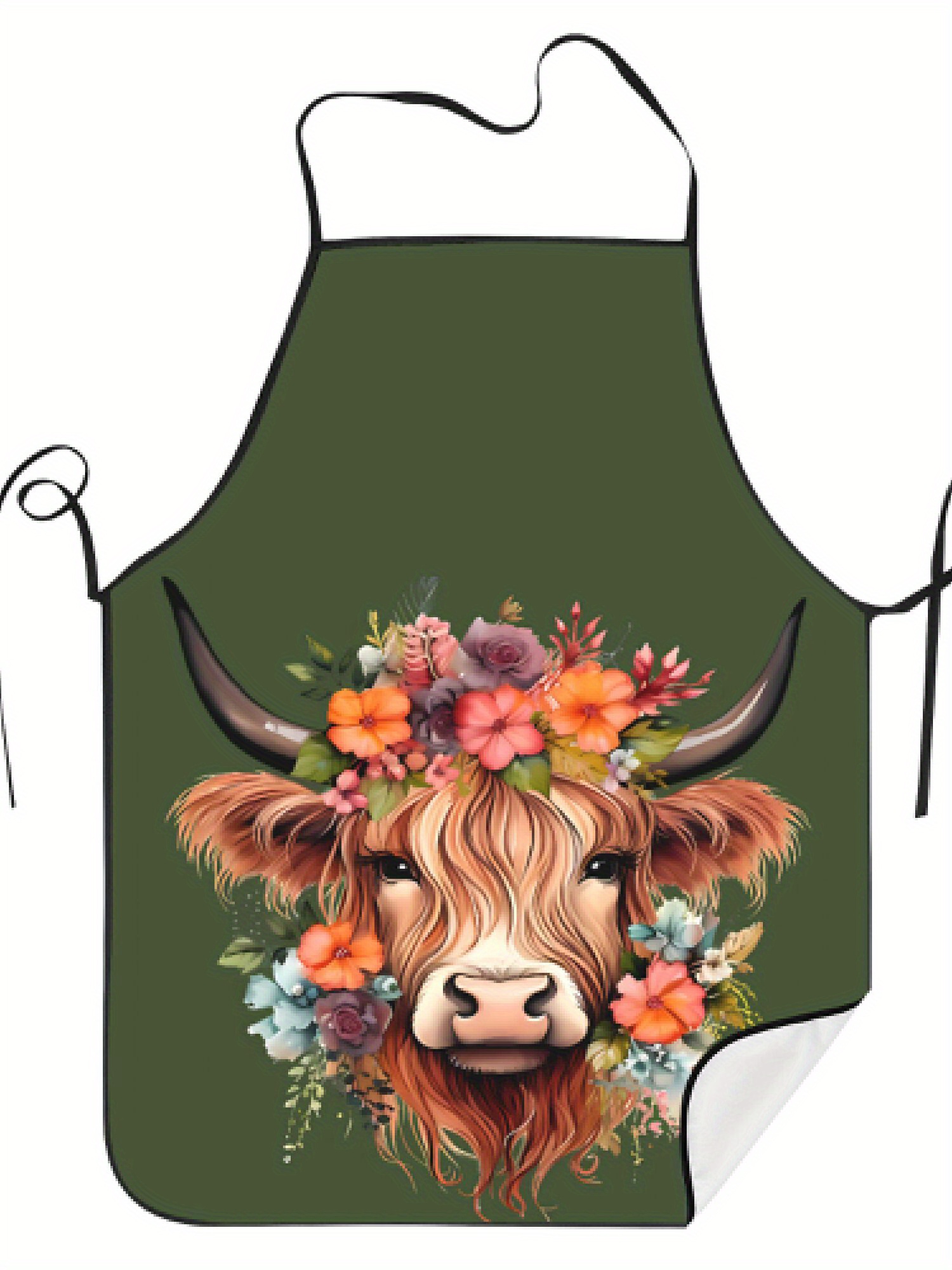 Kitchen Baking Area Ideas - 1 tablier amusant à motif vache