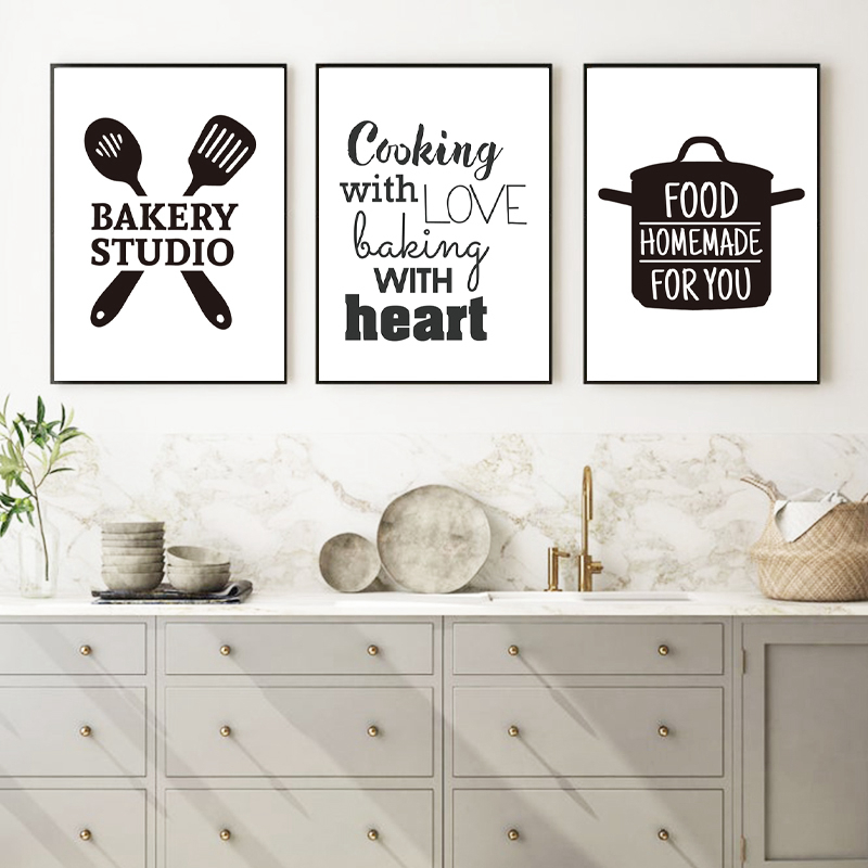 Kitchen Baking Quotes - Tableaux et affiches décoratifs « Cuisiner