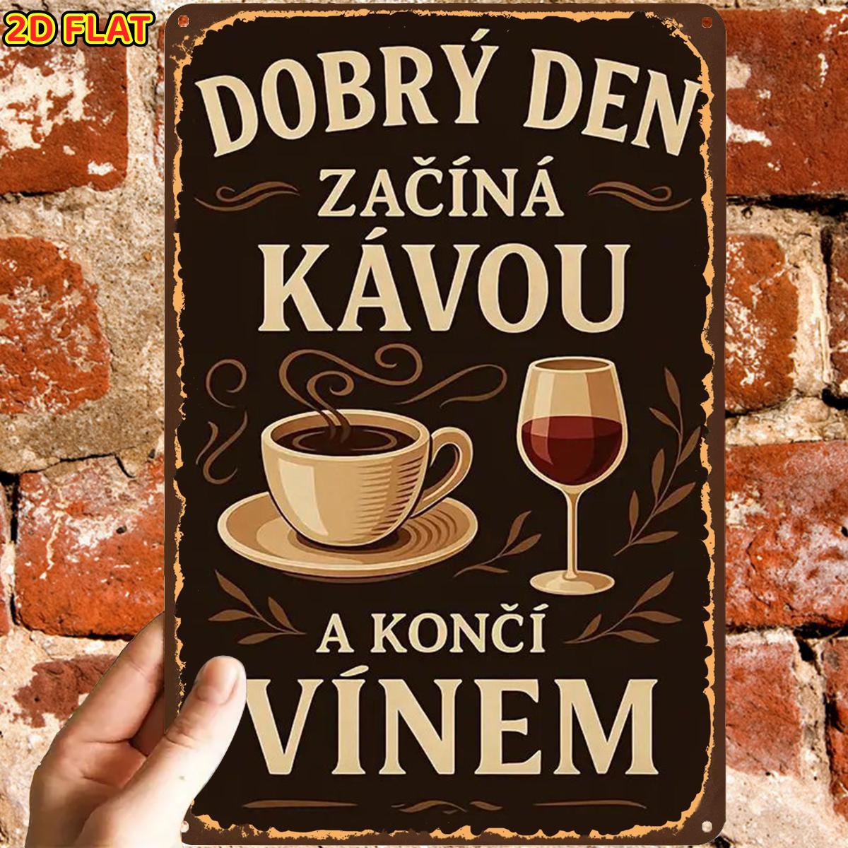 Kitchen Zain - Plaque en étain vintage en aluminium