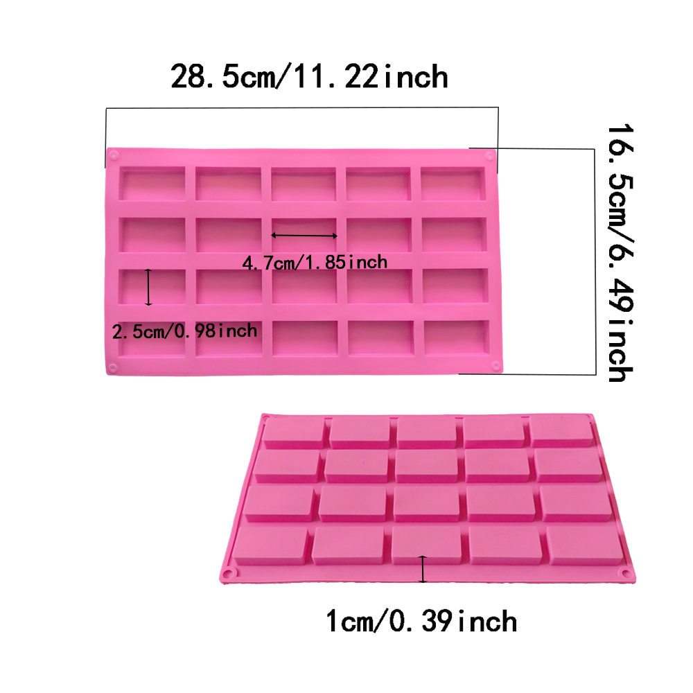 Moule rectangulaire en silicon - Kitchen Baking Molds avis et prix