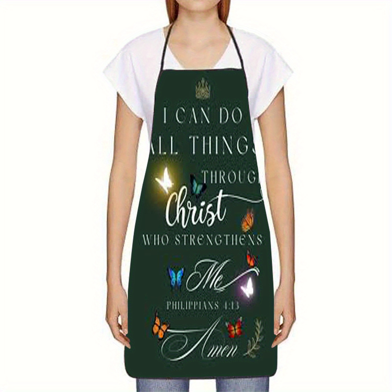 Tablier chrétien avec philippi - Kitchen Baking Quotes avis et prix