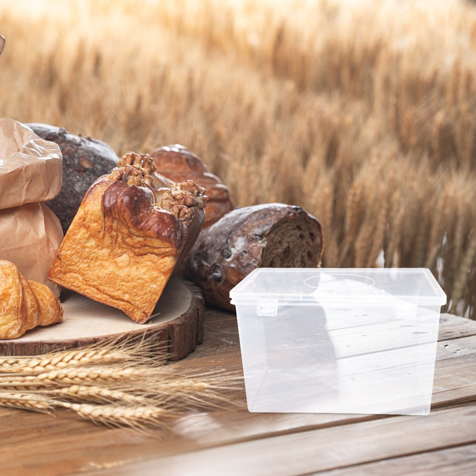 Boîte à pain hermétique transp - Kitchen Baking Pantry avis et prix