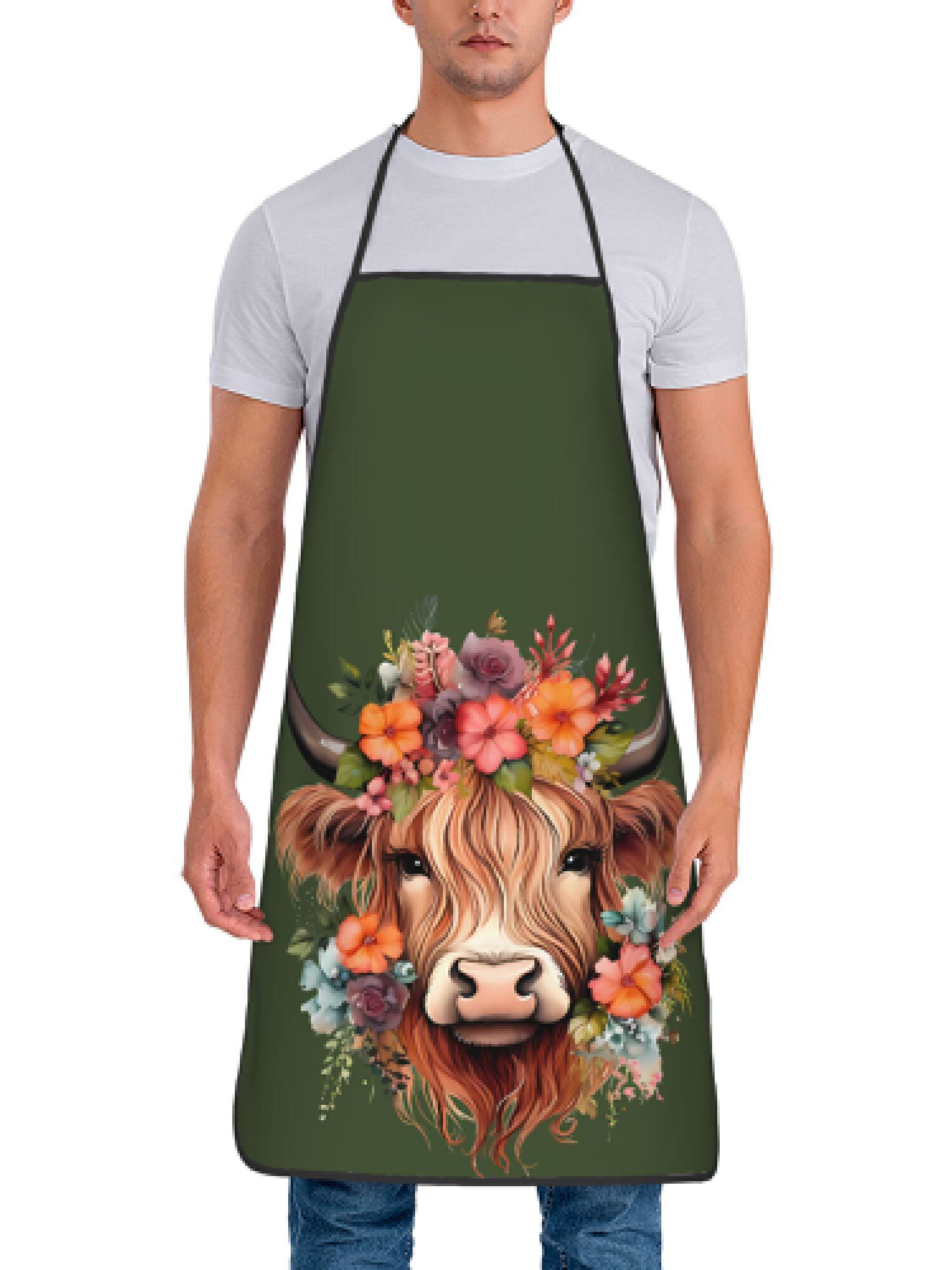 1 tablier amusant à motif vach - Kitchen Baking Area Ideas avis et prix