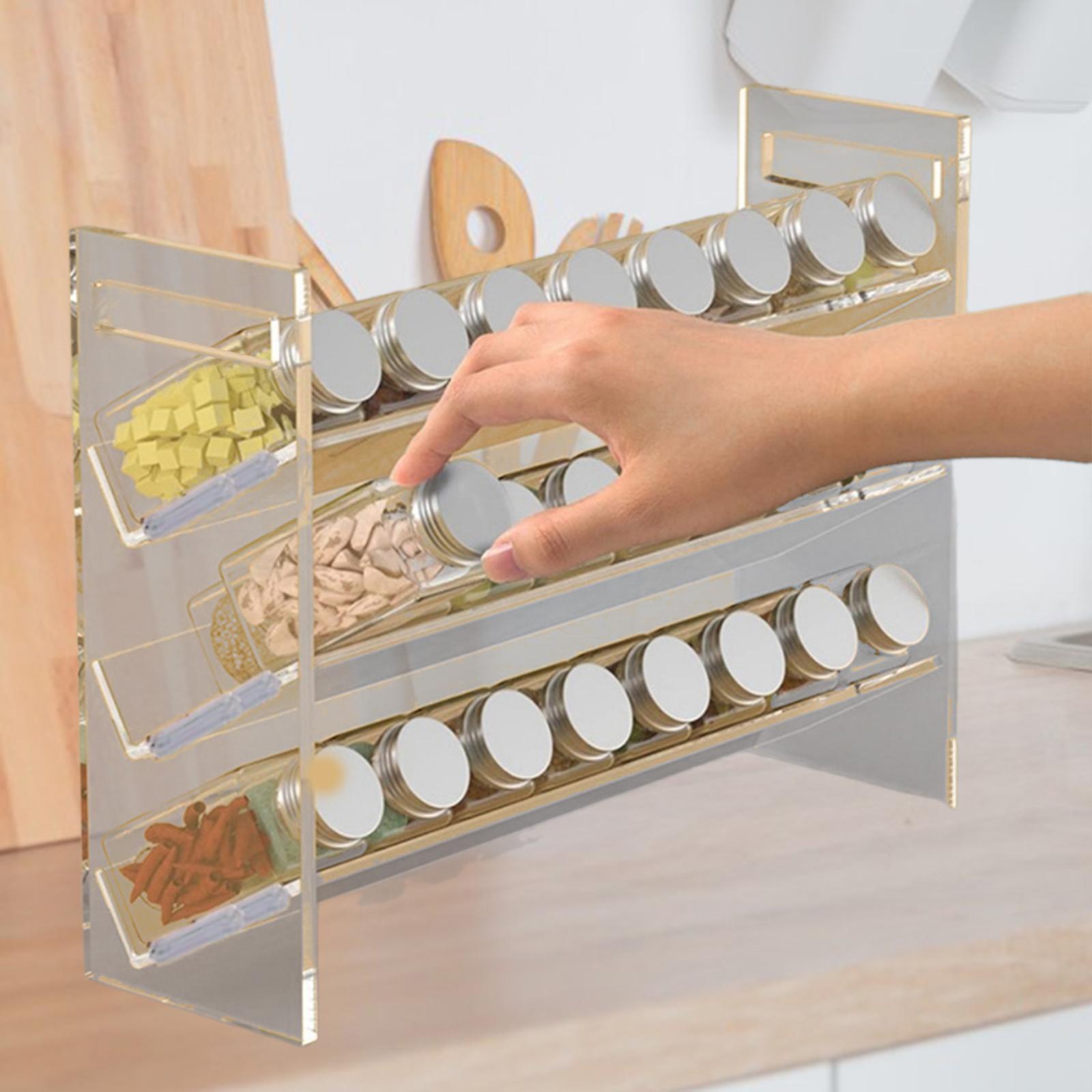 Étagère à épices en acrylique, - Kitchen Baking Pantry avis et prix