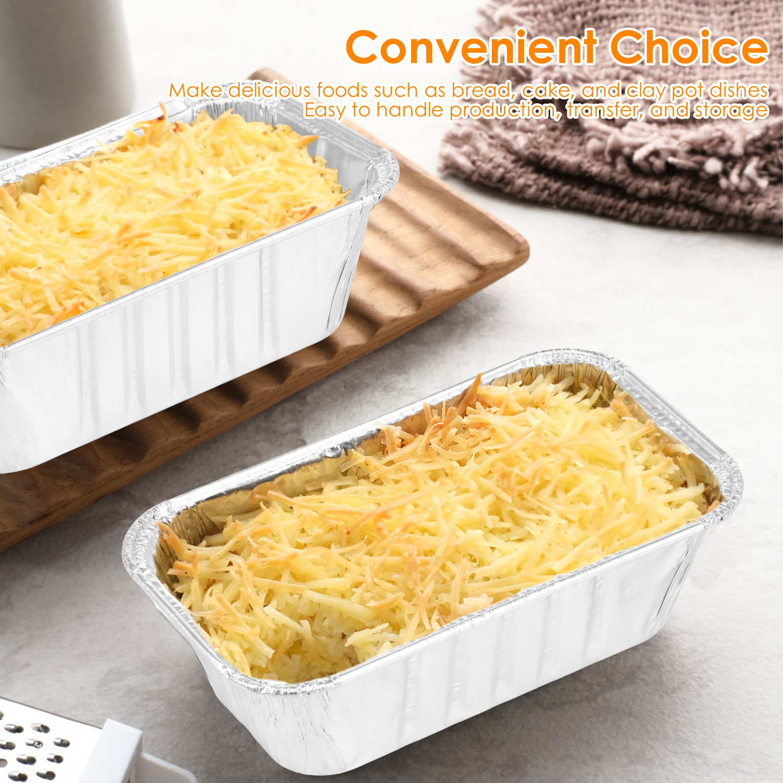 Barquette rectangulaire en alu - Kitchen Baking Containers avis et prix