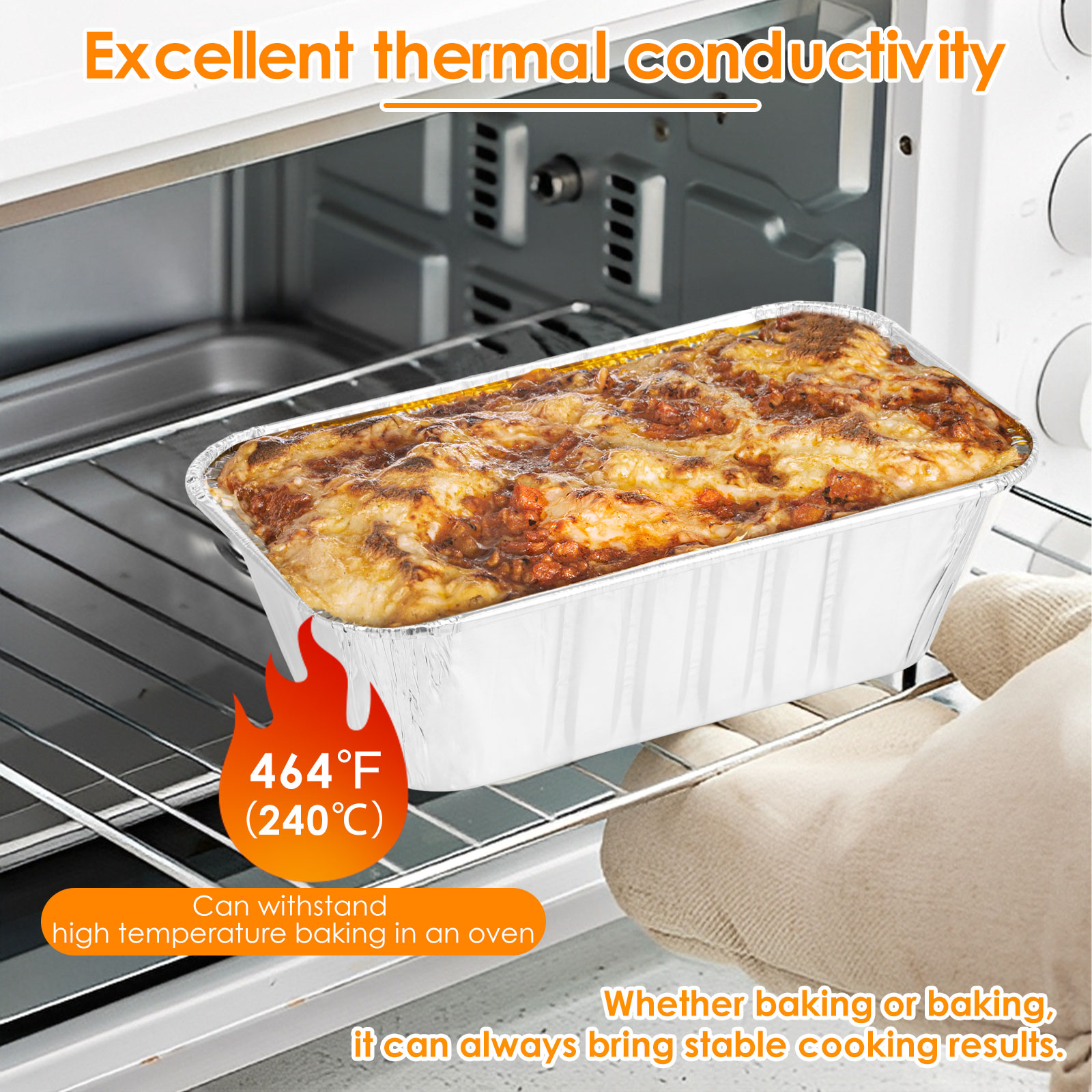 Barquette rectangulaire en alu - Kitchen Baking Containers avis et prix