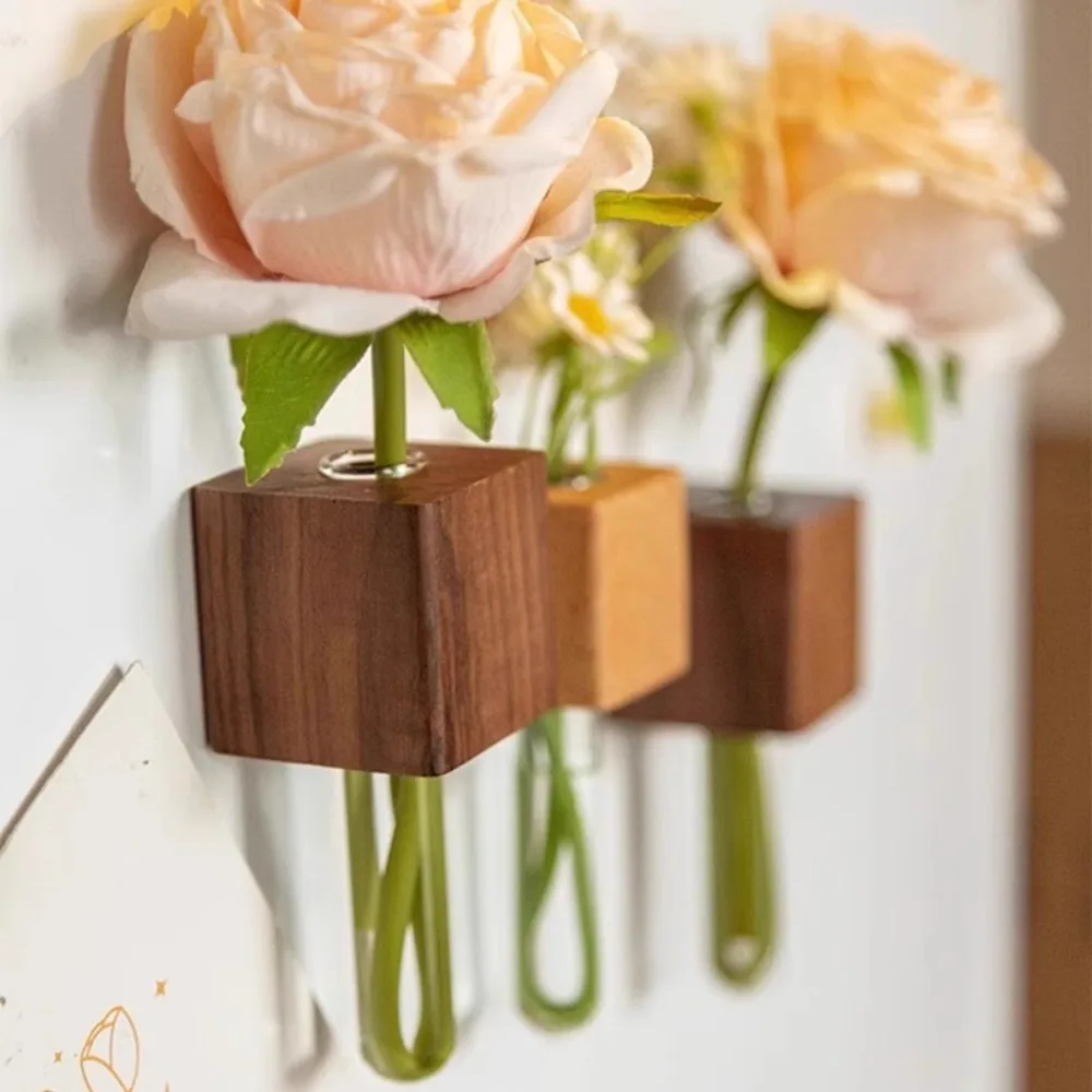 Vase à tubes à essai en bois,  - Kitchen Quiz avis et prix