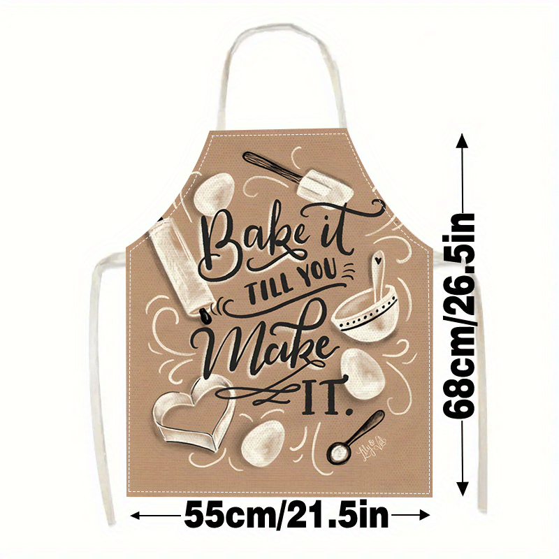 1 tablier de cuisine en lin et - Kitchen Baking Quotes avis et prix